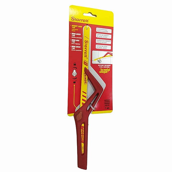 Mini Arco de Serra com Lâmina HSS Corte Fácil STARRET