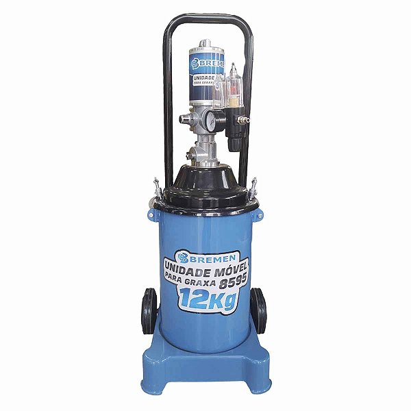 Bomba de Graxa Pneumática Móvel 50:1 12KG BREMEN