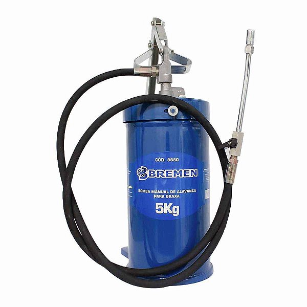 Bomba Manual de Alavancar Graxa com Balde 05KG BREMEN