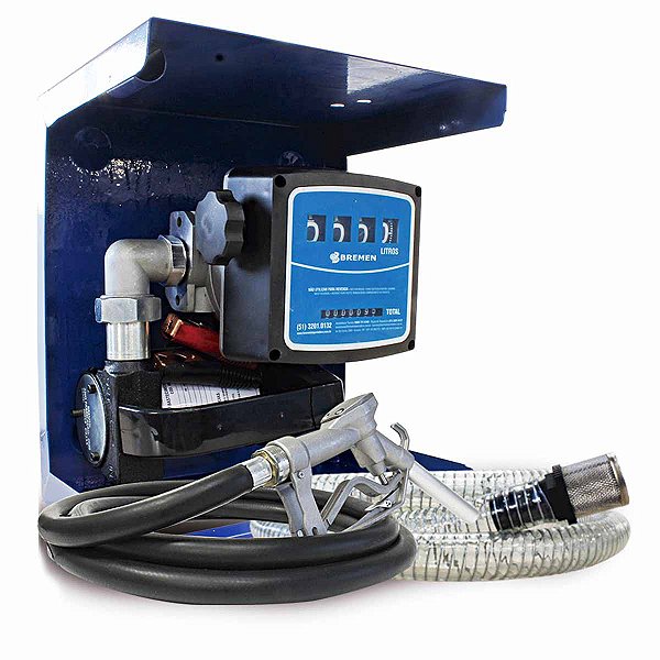 Bomba de Abastecimento Óleo Diesel Medidor 40 Litros BREMEN