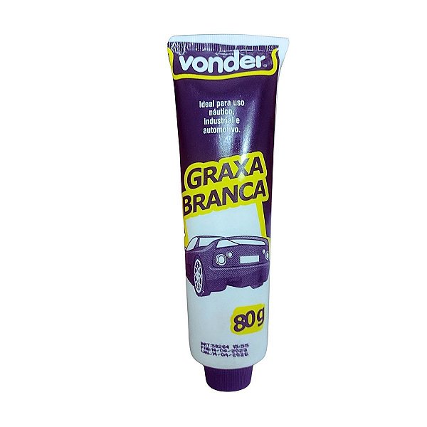 Graxa Branca Tubo 80g Náutico Industrial Automotivo VONDER