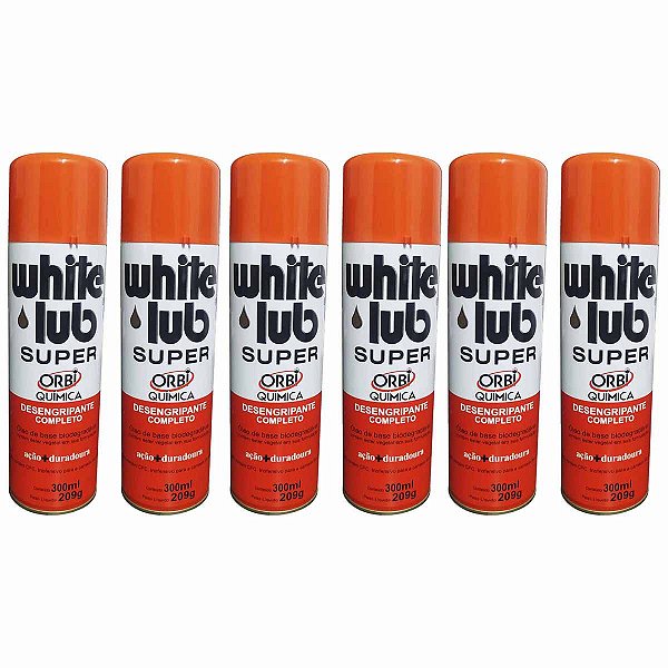 Desingripante Lubrificante Anti Ferrugem 300ml White Lub ORBI 06 Un