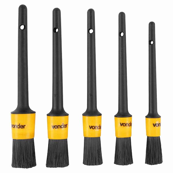 Pinceis para Detalhamento Automotivo Cerdas em Fibras VONDER