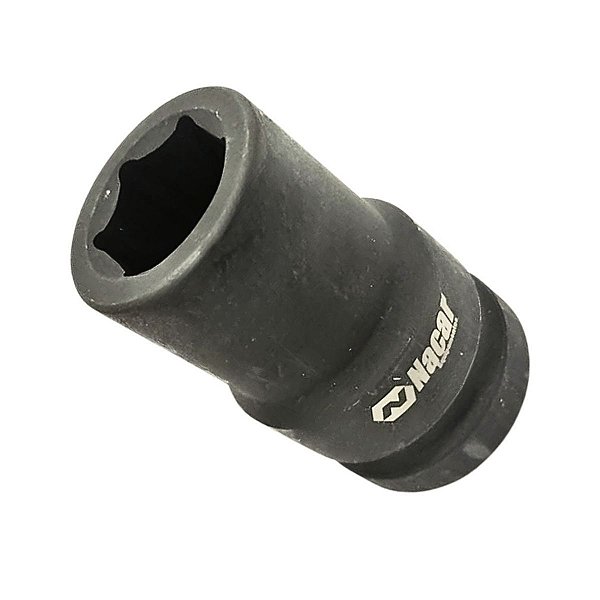 Soquete de Impacto Longo Encaixe 1 Pol Sextavado Cr-Mo NACAR