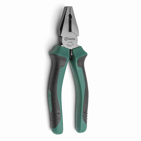 Alicate Universal Verde 6 Pol Aço Cr-Niquel SATA ST70301AST