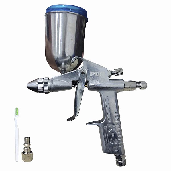 Pistola Micro Pintura Gravidade Tanque 400ml PRO 573 PDR