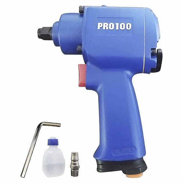 Mini Chave de Impacto Pneumática 1/2 Pol 57 Kgfm PRO 100 PDR
