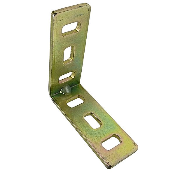 Placa Chapa Grossa Dobrada Ajustavel 20 X 50 X 2,5mm em Aço