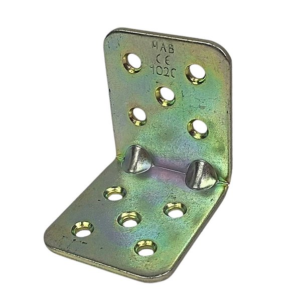 Placa Chapa Cantoneira de Junção 40 X 45 x 2,5mm Reforçada