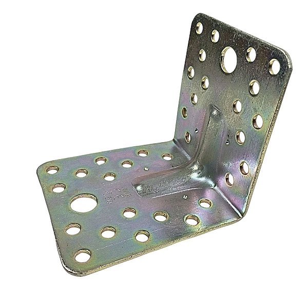 Placa de Junção Reforçada Dobrada 90 X 100 X 3mm Minubras