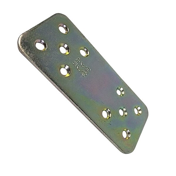 Placa de Junção União Reta 40X90X2,5mm Aço Galv. MINUBRAS