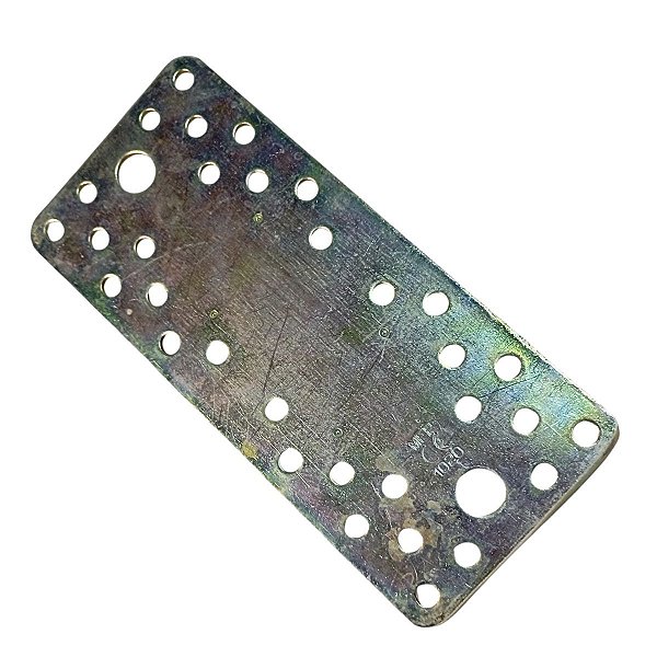 Placa de Junção União 90 X 200 X 3mm Reta Reforçada MINUBRAS