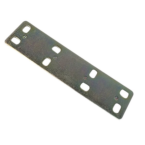 Placa Chapa de Junção Retangular 30x120mm Aço Galv. MINUBRAS
