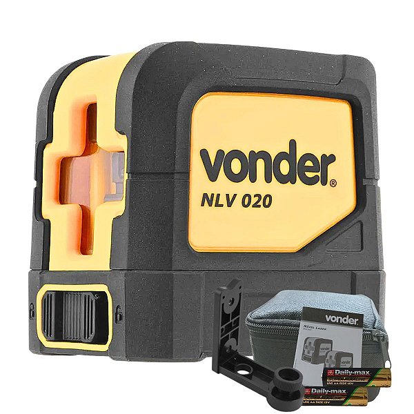 Nivel a Laser Verde 20m nivelamento Esquadro NLV020 VONDER
