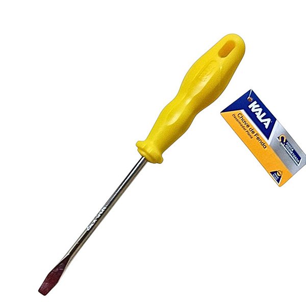 Chave de Fenda em Polegada Aço Carbono Ponta Magnetizada KALA