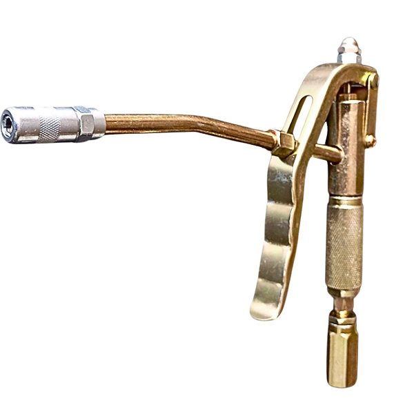 Válvula Controle de Graxa 1/8" Haste Rígida Acoplador BREMEN