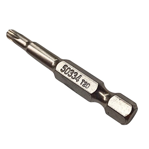 Ponta Bits TORX Encaixe 1/4 T20 50mm em Aço S2 ST59334 SATA