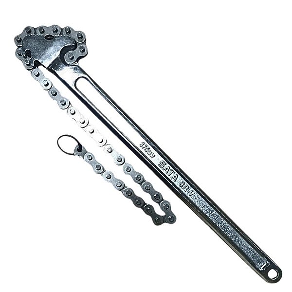 Chave de Corrente Saca Filtro Aço Cr-V 15 Pol SATA ST97452SC