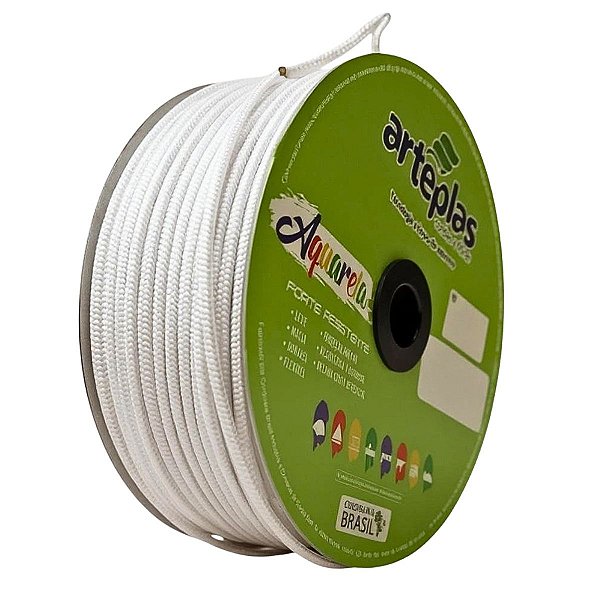 Corda Branca Flexível Trançada "SEDA" Ecologica PET ARTEPLAS