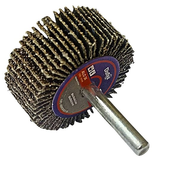 Roda Lixa com Haste Micro Retifica 50mm x 20mm DISFLEX