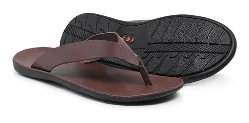 Chinelo Soleta Rustico em Couro Legitimo
