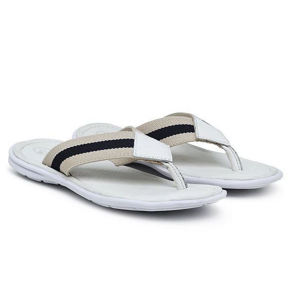 Chinelo Casual De Elástico em couro - CBA