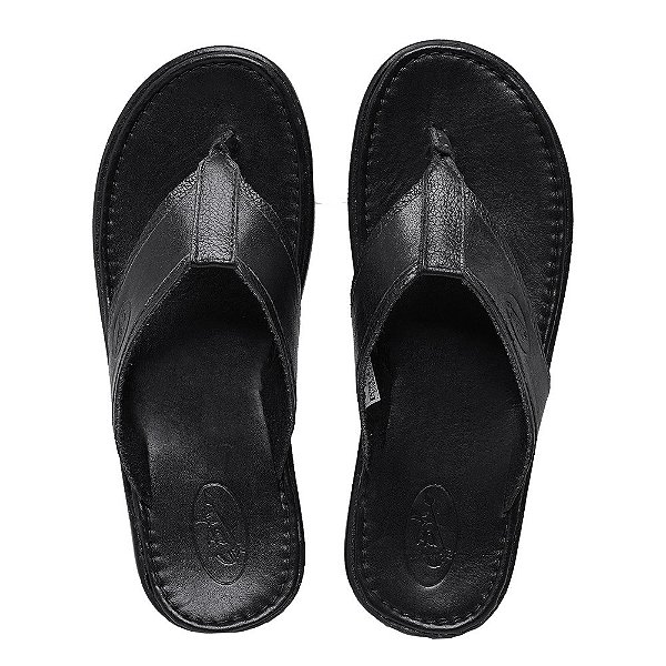 Chinelo masculino de couro lançamento 2022