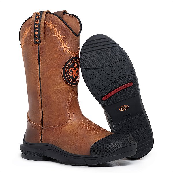 Bota de trabalho Cabicera Lançamento  Modelo Amarillo
