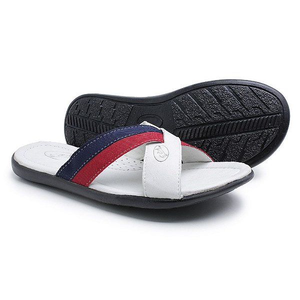 Chinelo Masculino Casual de Couro , Chinela em Couro