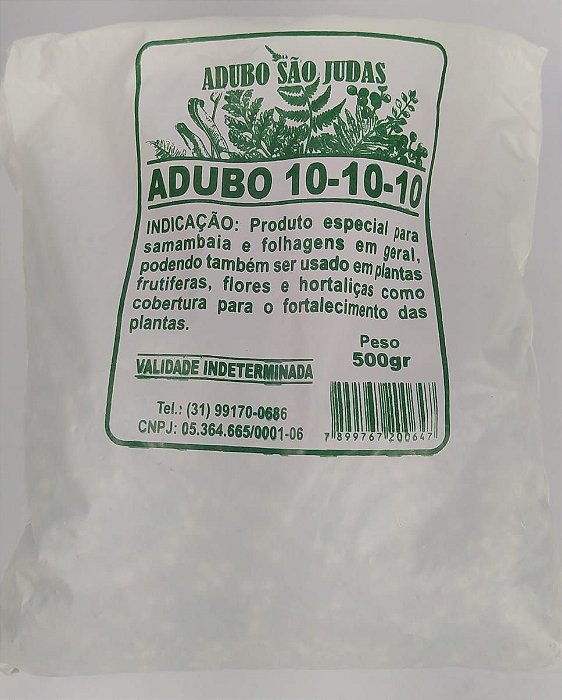ADUBO FERTILIZANTE PARA PLANTAS 10-10-10
