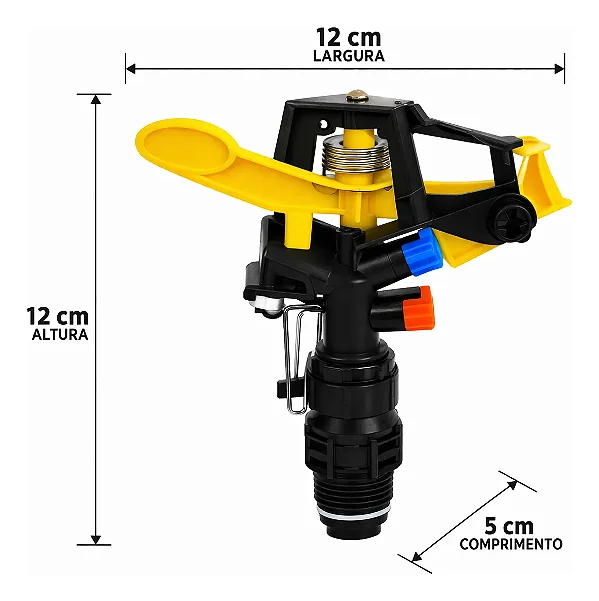 Aspersor Agrícola Setorial 1/2 para Irrigação