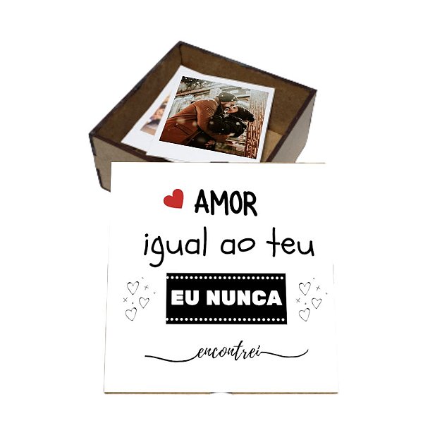 Caixa Personalizada com Polaroids