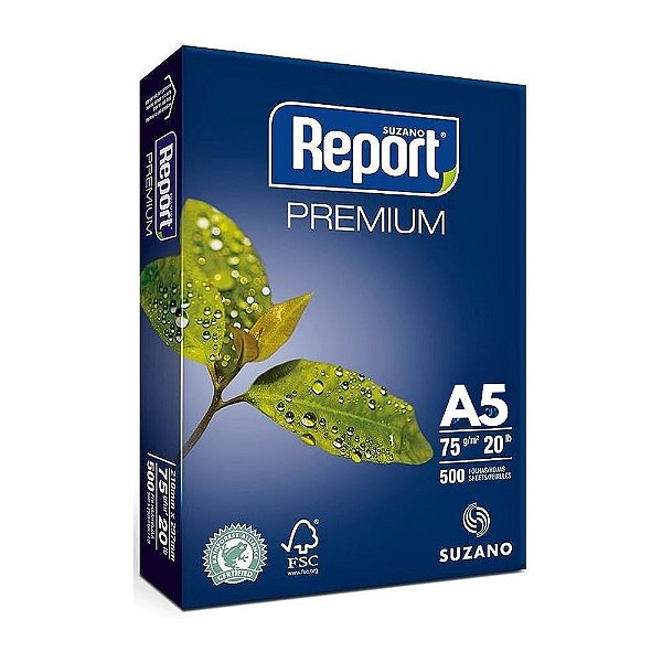 Papel Sulfite A5 Branco 75g 500 folhas