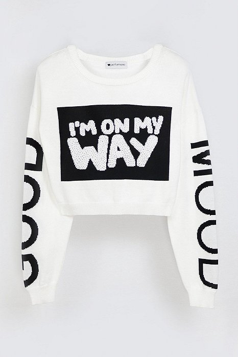 Blusa Tricot Perfumaria I´m On My Way