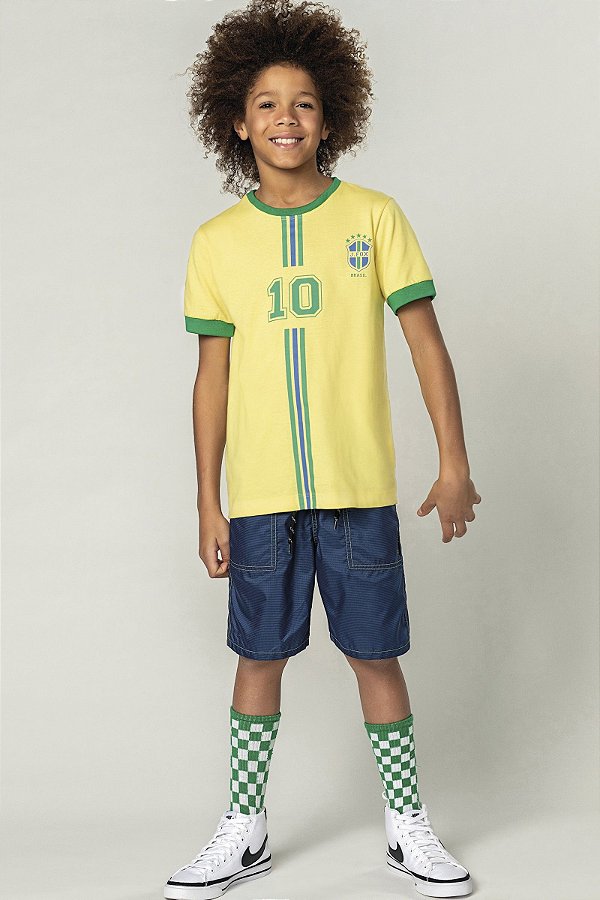 Camiseta JohnnyFox Unissex Copa Brasil