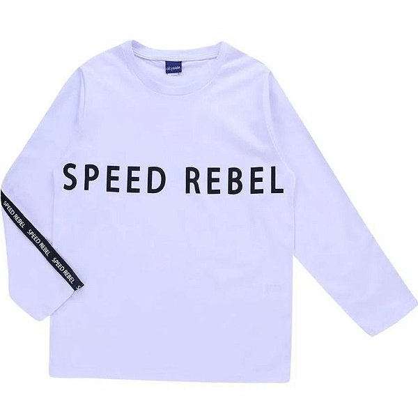 Camisa Okyside Speed Rebel Branco