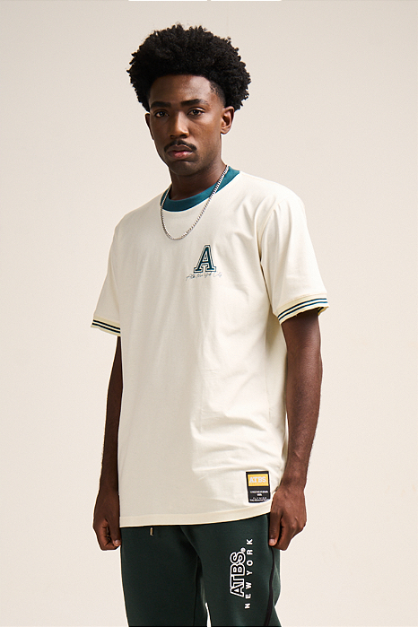 CAMISA STREETWEAR COLLEGE ATBS® OFF WHITE