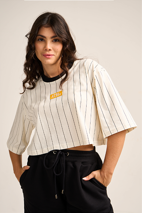 CROPPED STREETWEAR BASEBALL ATBS® OFF WHITE