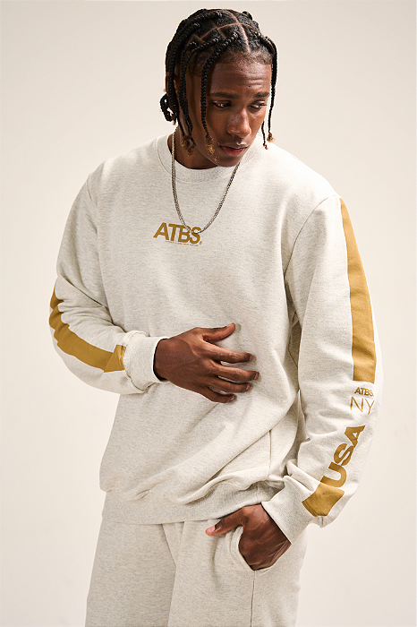 BLUSA MOLETOM STREETWEAR ATBS® SPORT GRAY