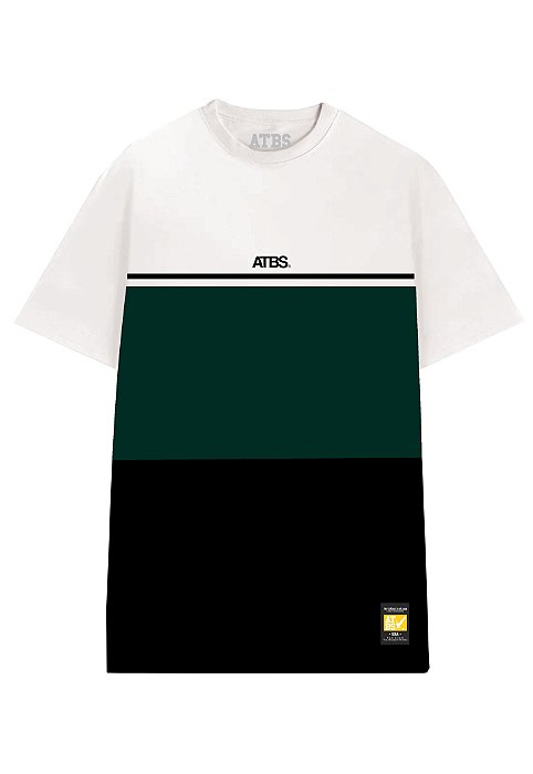 CAMISA STREETWEAR ATBS® TRICOLOR GREEN
