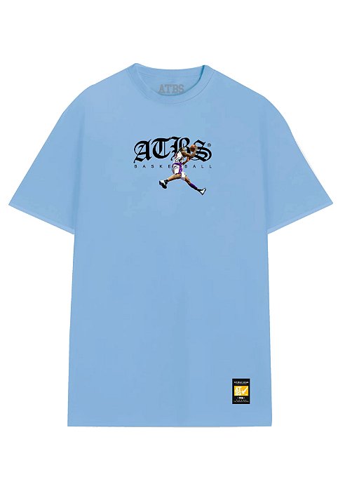 CAMISA STREETWEAR ATBS® BASKETBALL ENTERRADAS NBA AZUL