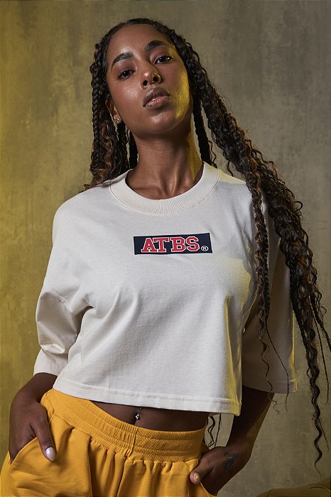 CROPPED STREETWEAR ATBS® BOX LOGO OFF WHITE