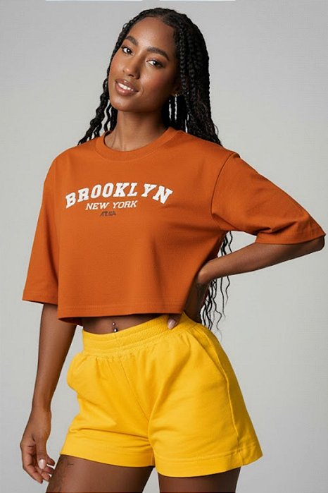 CROPPED STREETWEAR ATBS® BLOOKLYN ORANGE