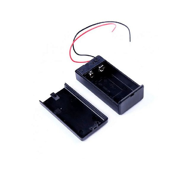 Suporte para bateria 9v chave liga/desliga
