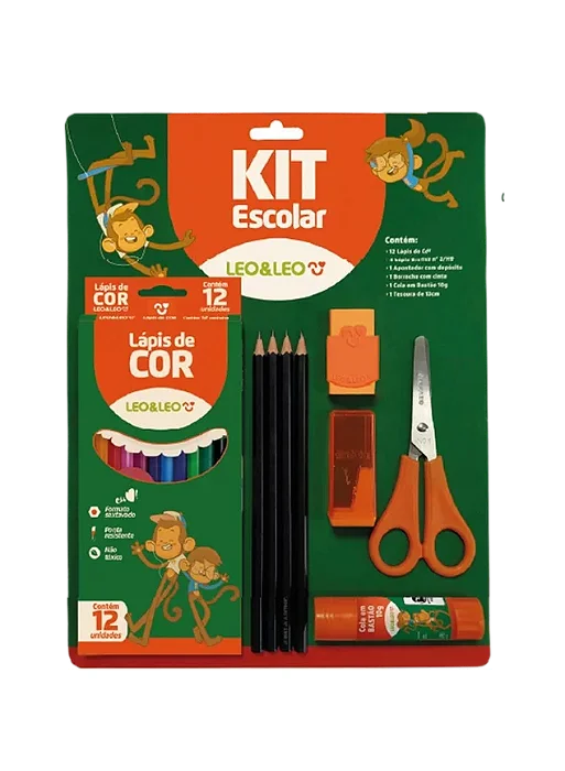 KIT Escolar leo & leo c/20 pçs