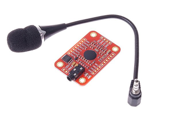 Módulo de Reconhecimento de Voz com Microfone VR3