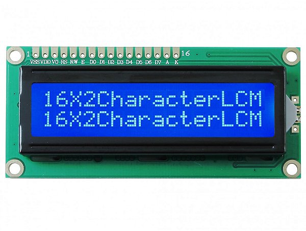 DISPLAY LCD 16X2 - Azul