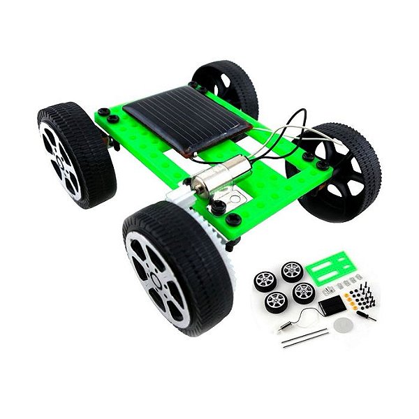 Carrinho movido a energia solar - brinquedo educativo