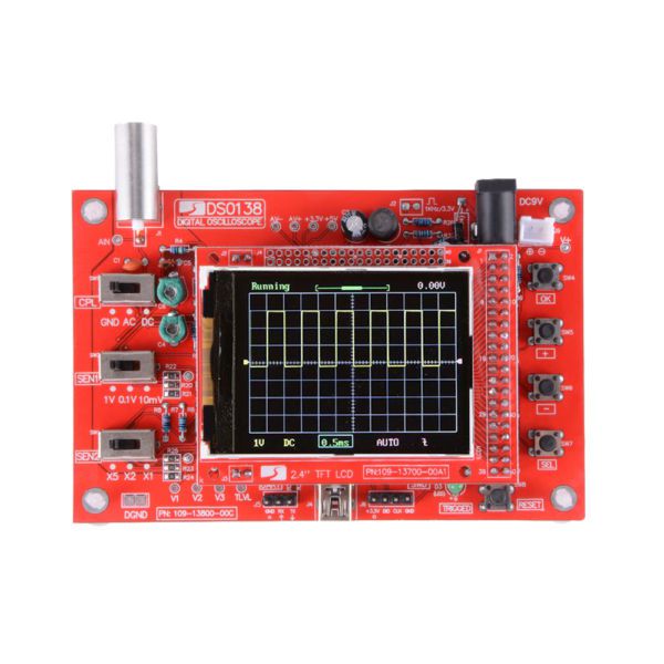 Osciloscópio digital dso138 diy * kit diy para montagem