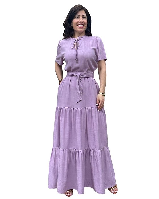 Vestido Liso Roberta